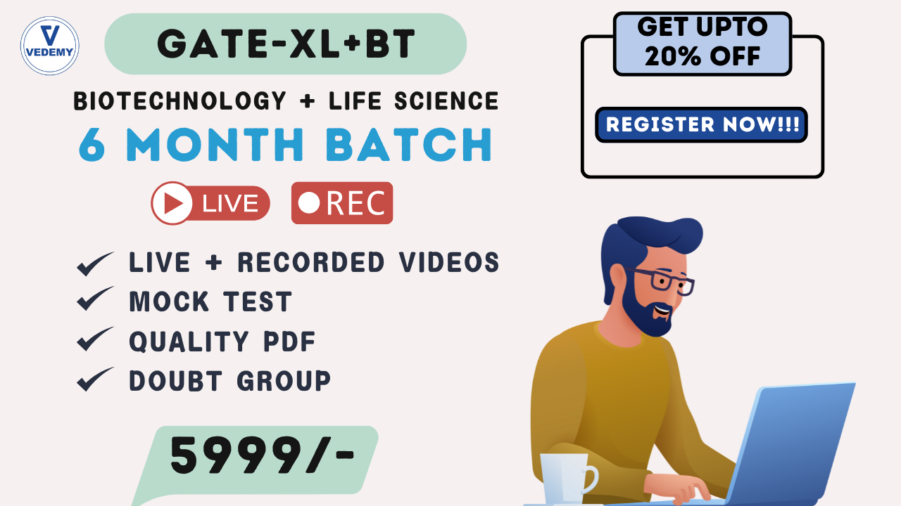 GATE XL + BT  (6 Months Live + Recorded Batch)