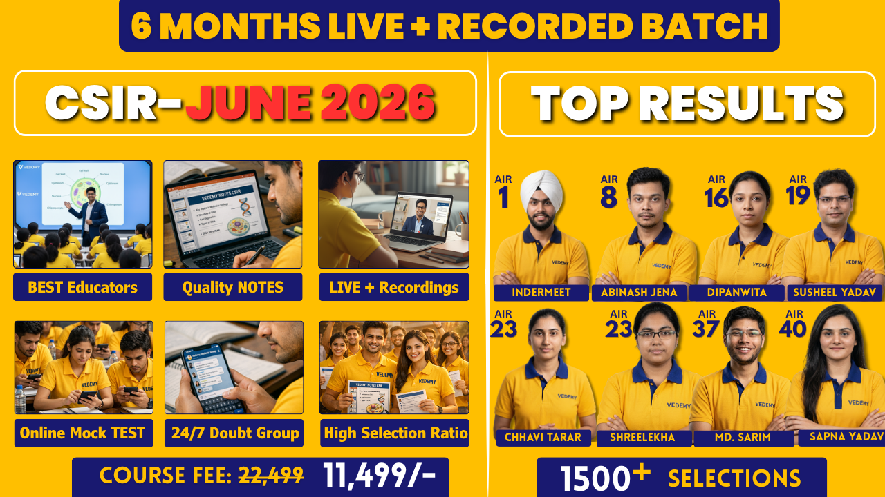 CSIR-UGC-NET June 2026 (6-Month Online Program)